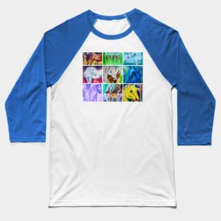 Horses in the wild artwork hand made Baseball T-Shirt